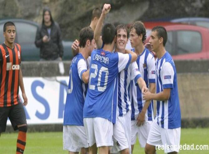 Los jugadores del juvenil de la Real quieren hacer una buena Copa de Campeones en Almería
