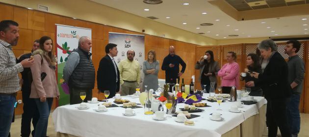 Desayuno informativo de representantes de UPA con los medios de comunicación de Ciudad Real.