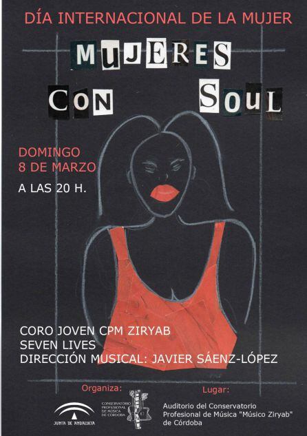 Cartel de Mujeres con Soul