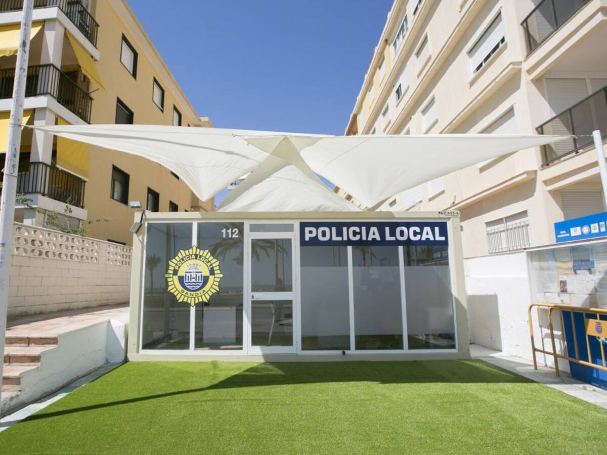 Nuevas dependencias de la Policía Local en la playa de Gandia