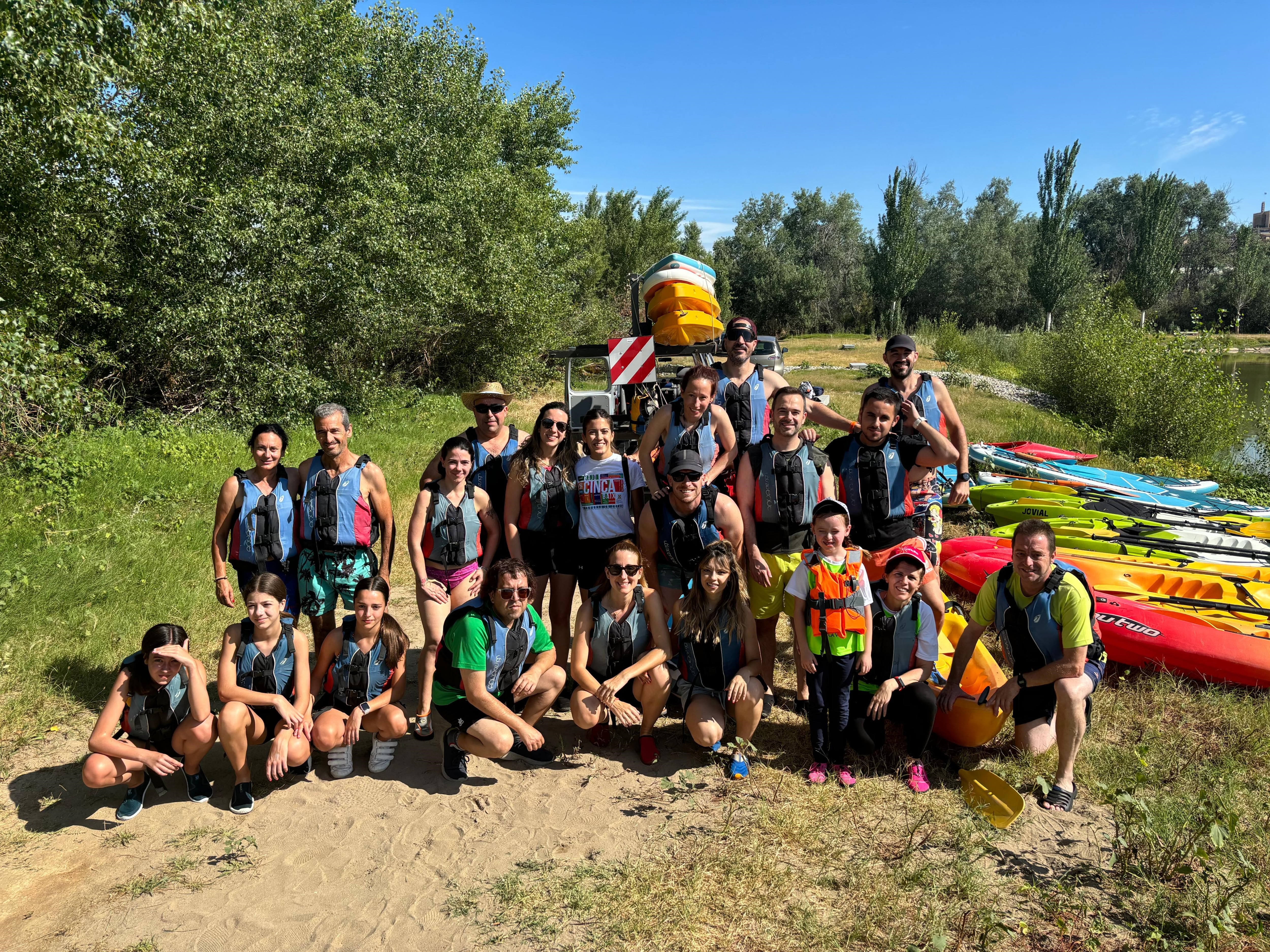 Participantes en las actividades deportivas. Foto: Bajo Cinca