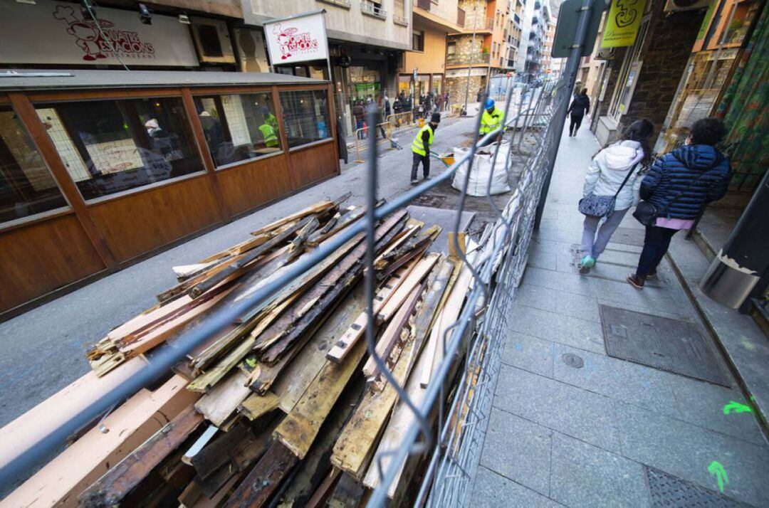 El carrer Callaueta. 