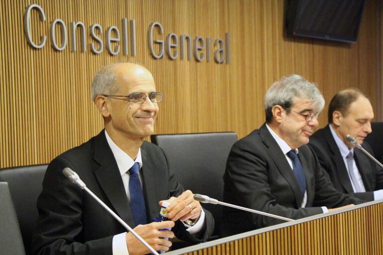 El cap de Govern instants abans de començar la seva compareixença davant la Comissió Especial sobre BPA.