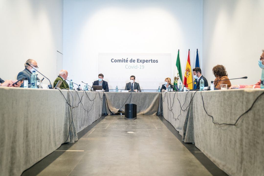 Comité de expertos reunidos este miércoles 