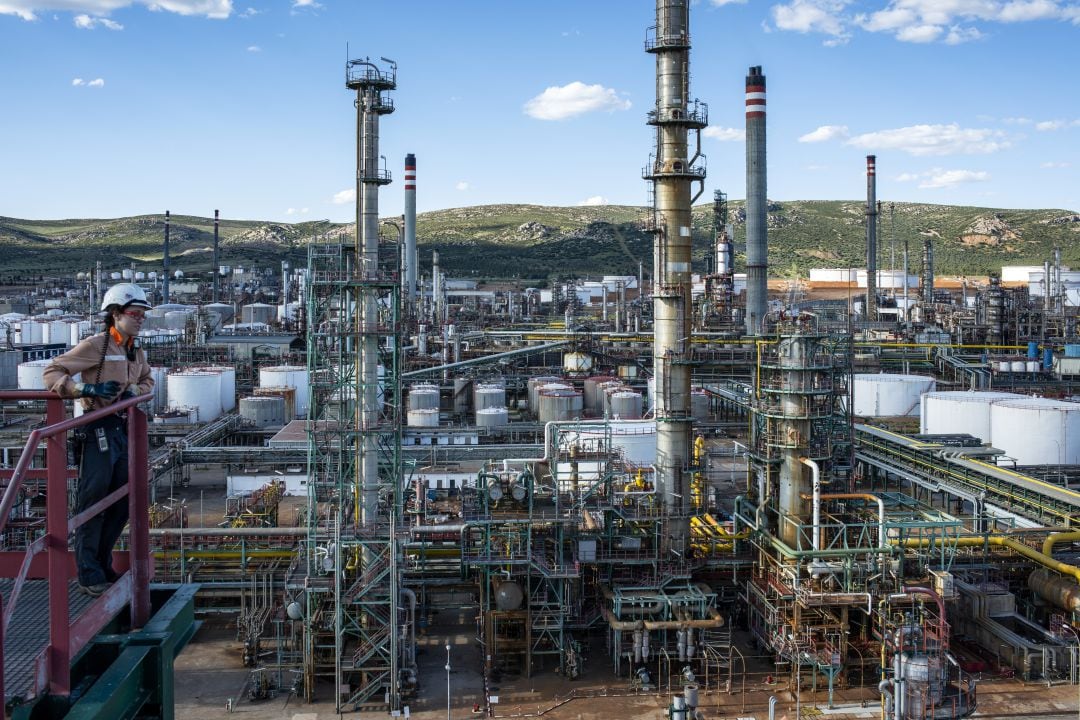 Complejo petroquímico de Repsol en Puertollano