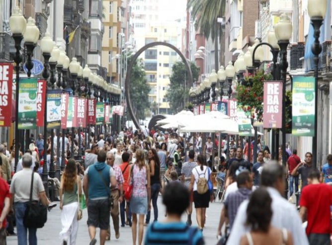 Calle Triana en Las Palmas de Gran Canaria