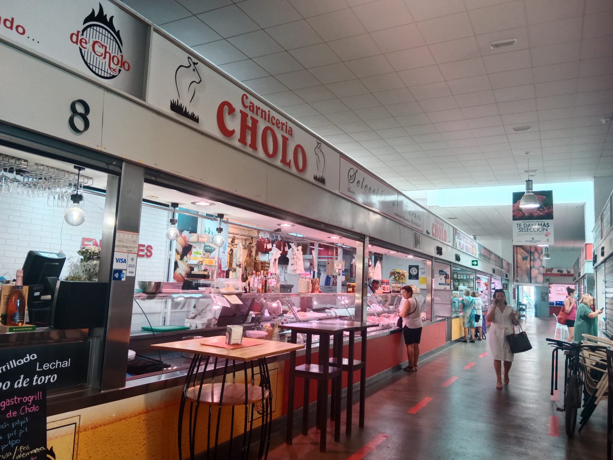 El Mercado del Carmen de Málaga entre semana