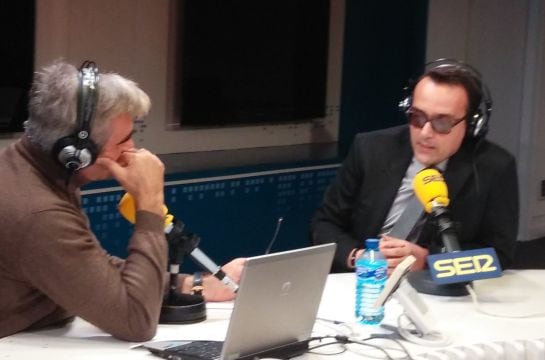 Risto Mejide con Carles Francino durante la entrevista