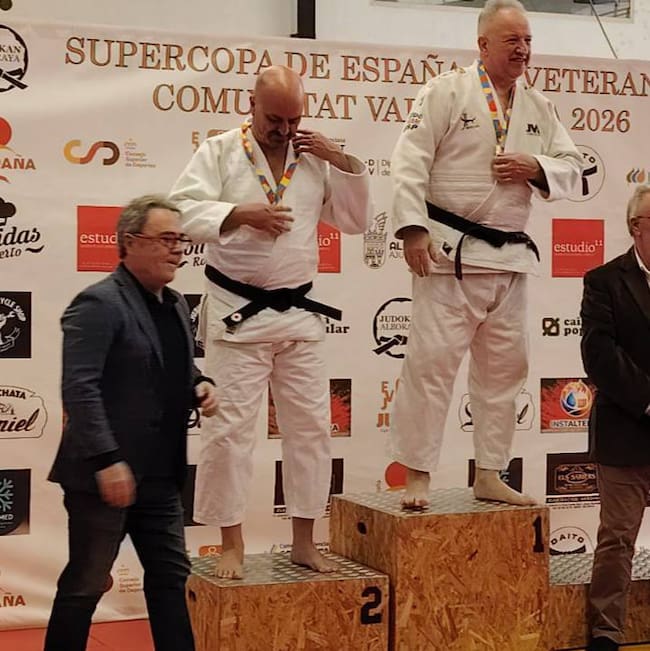 Momento en el pódium