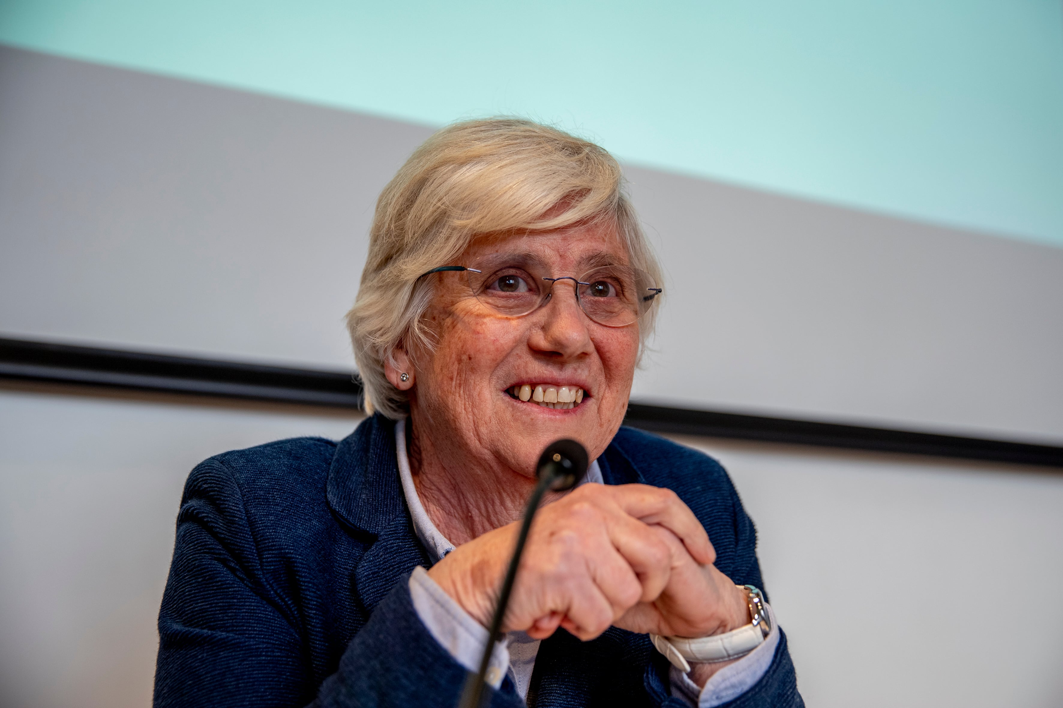 Clara Ponsati torna a Catalunya. (Photo by Albert Llop/NurPhoto via Getty Images)