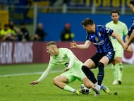 Fermín López, en el Inter-Barça de Champions