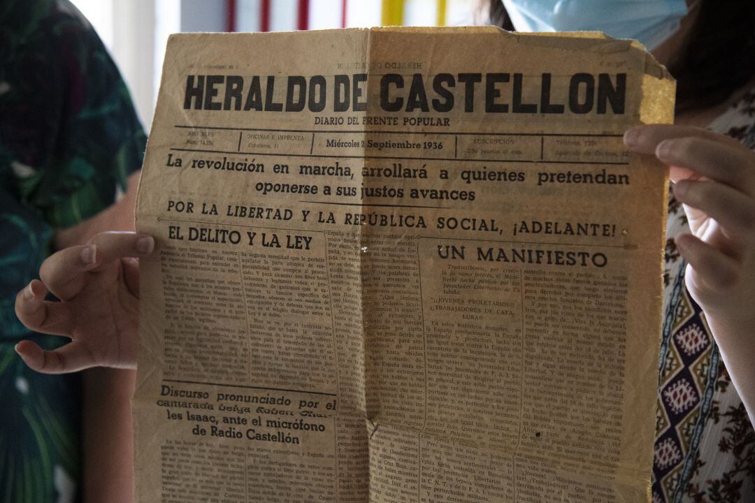 Ejemplar del periódico &#039;Heraldo de Castellón&#039; de 1936