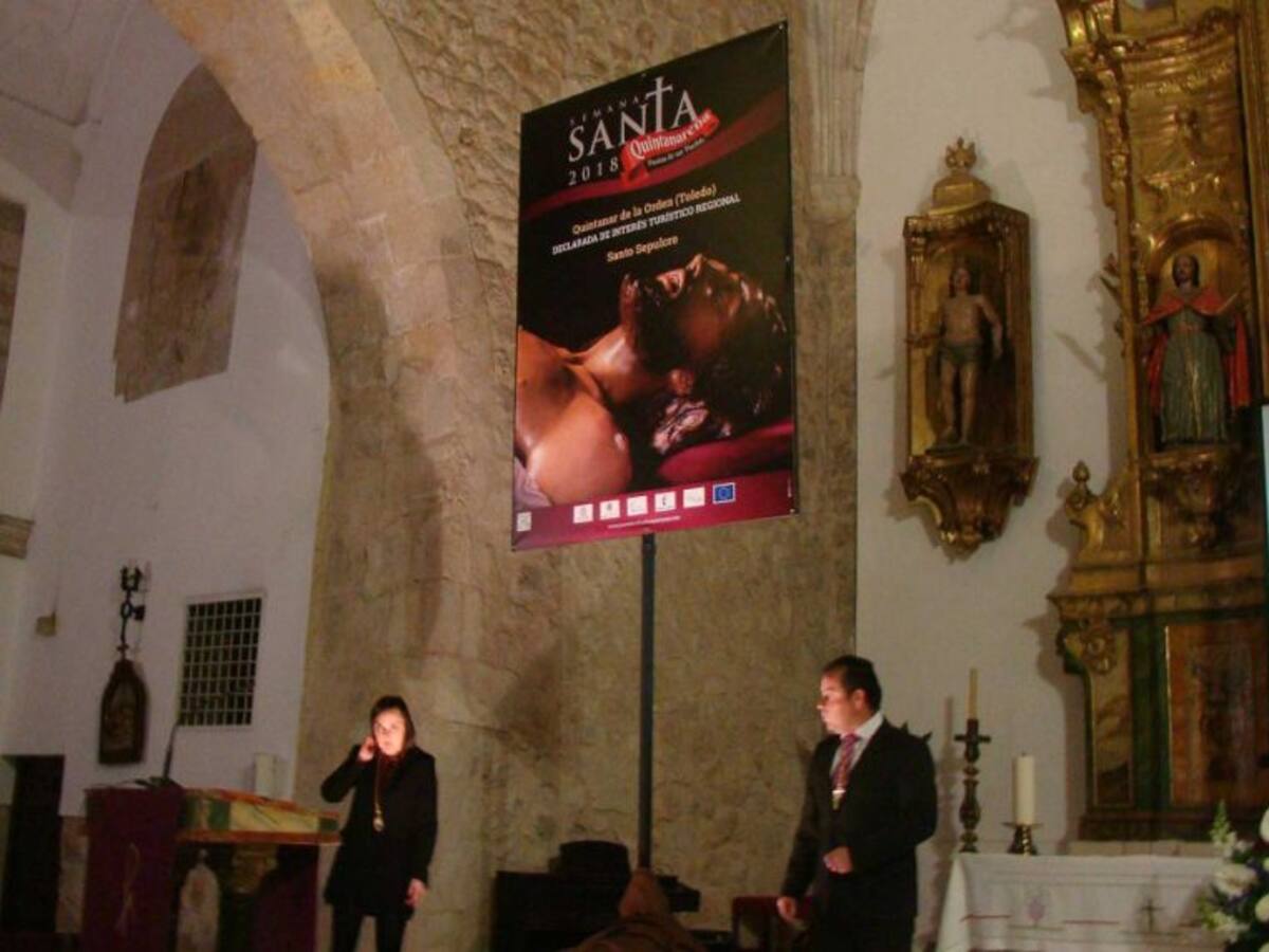 El Santo Sepulcro, imagen de la Semana Santa quintanareña 2018