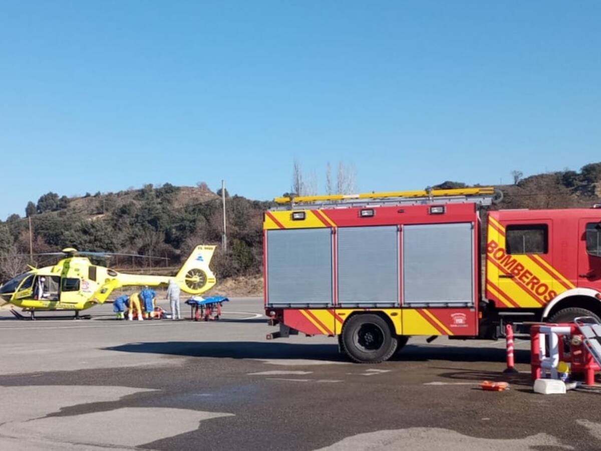 Fallece el motorista accidentado cerca de Enate