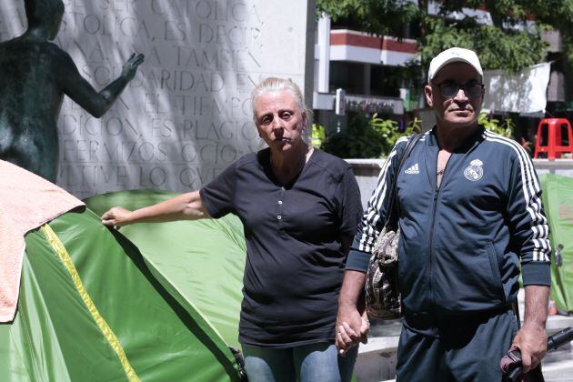 Joaquina y su marido