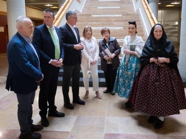 Presentación del Día de la Faldeta de Fraga. Foto: Fabián Simón