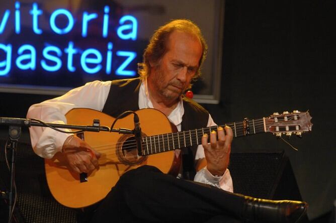 Paco de Lucía en el Festival de Jazz de Vitoria en 2010