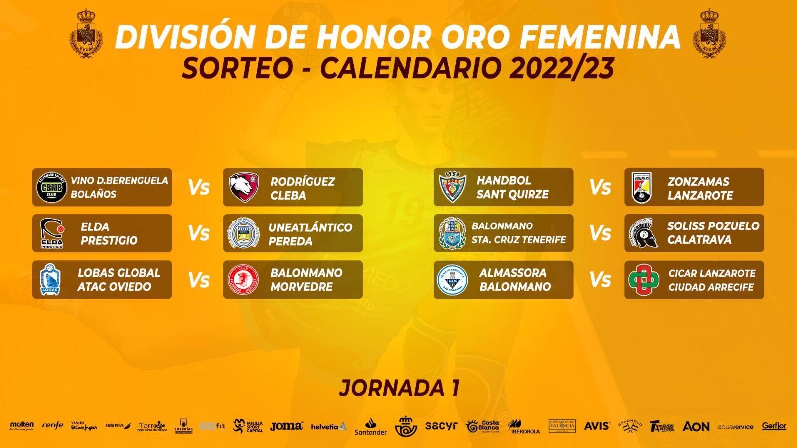 Primera jornada de liga en el grupo único de la División de Honor Oro