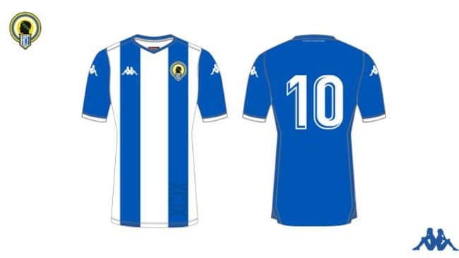 Segunda opción camiseta Hércules 2021-2022