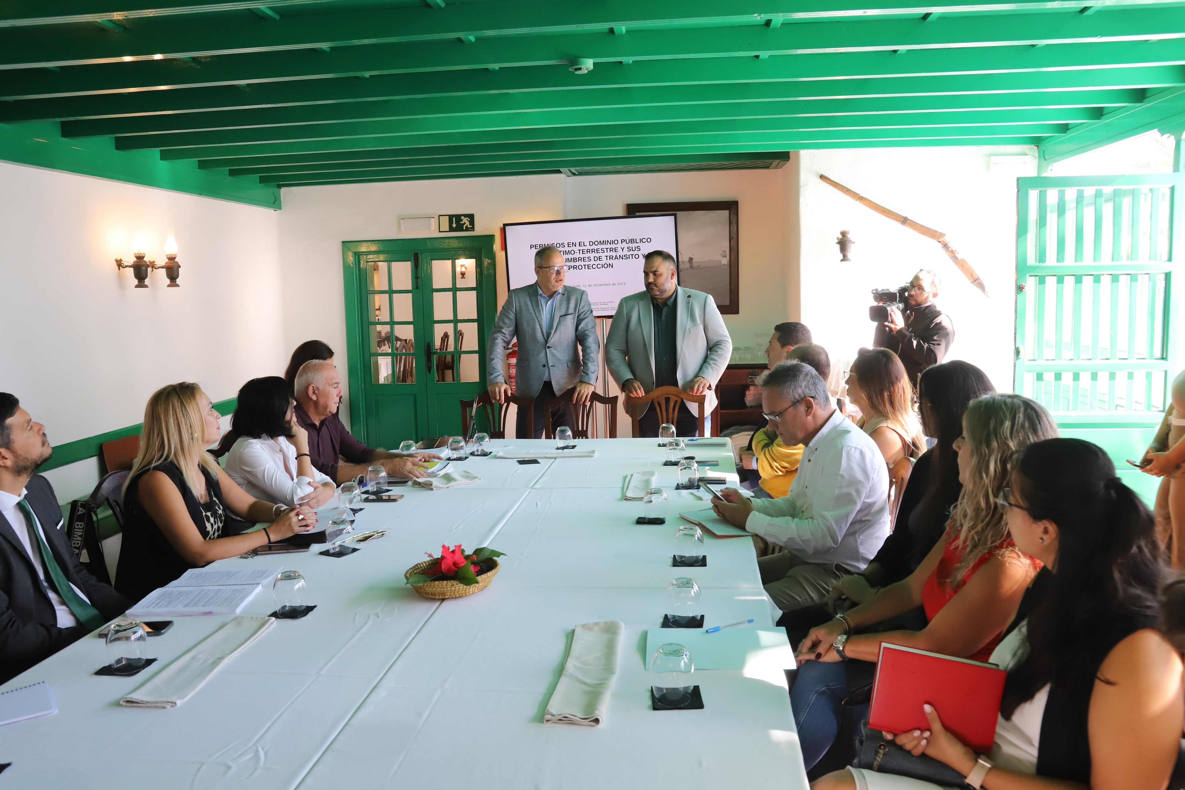 Encuentro mantenido en la Casa Museo del Campesino, en Lanzarote.