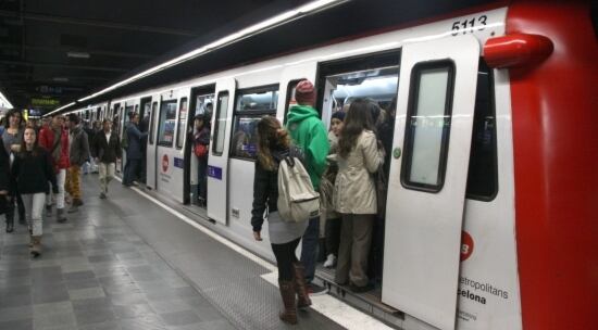 Un comboi del metro de Barcelona