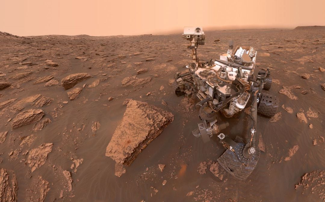 El rover de la NASA muestra nuevas imágenes sobre Marte.