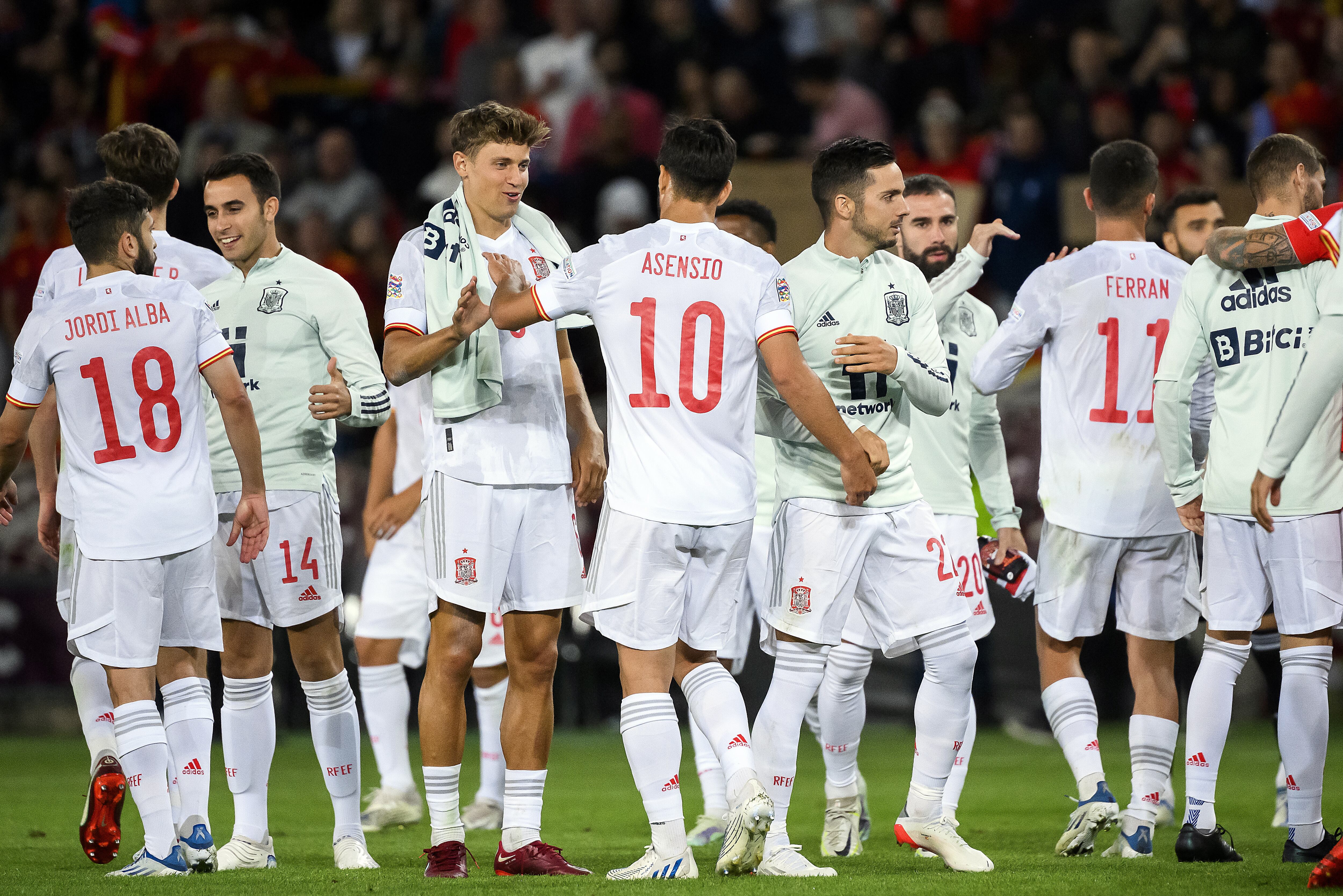 España juega hoy contra República Checa en la Nations League (España, Suiza, Ginebra) EFE/EPA/JEAN-CHRISTOPHE BOTT