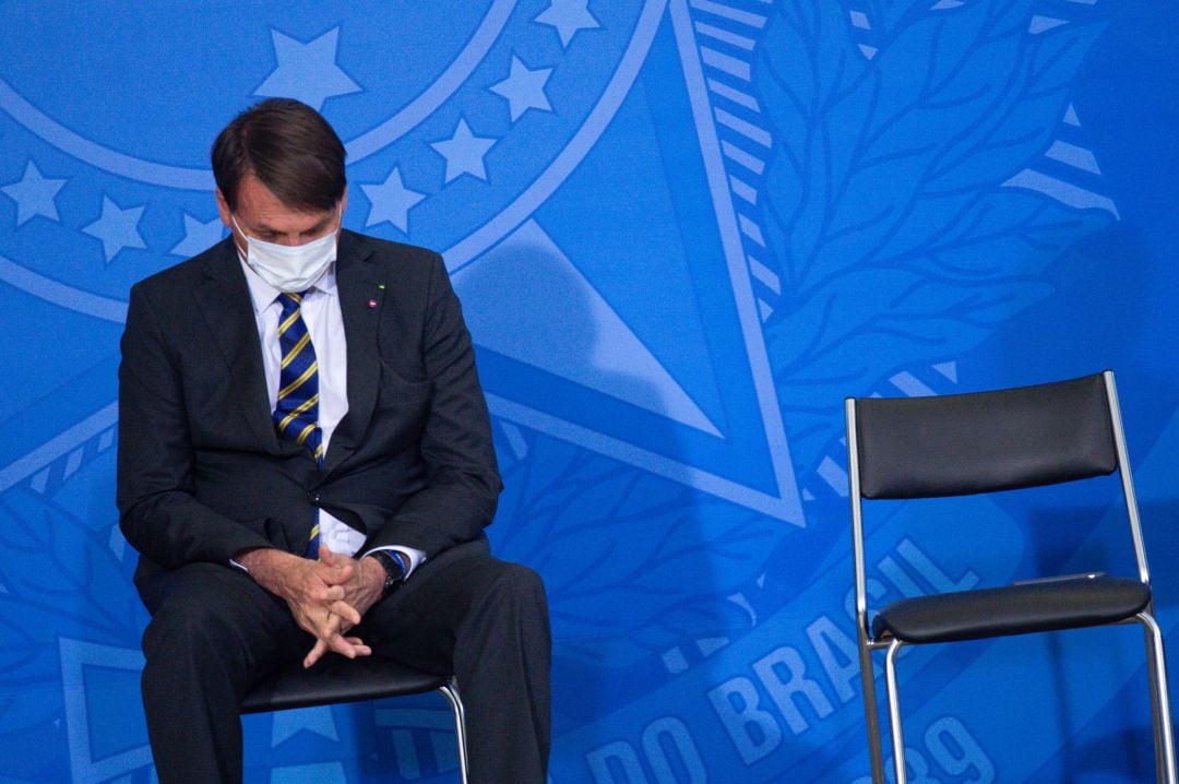 El presidente brasileño, Jair Bolsonaro, el pasado miércoles en Brasilia.