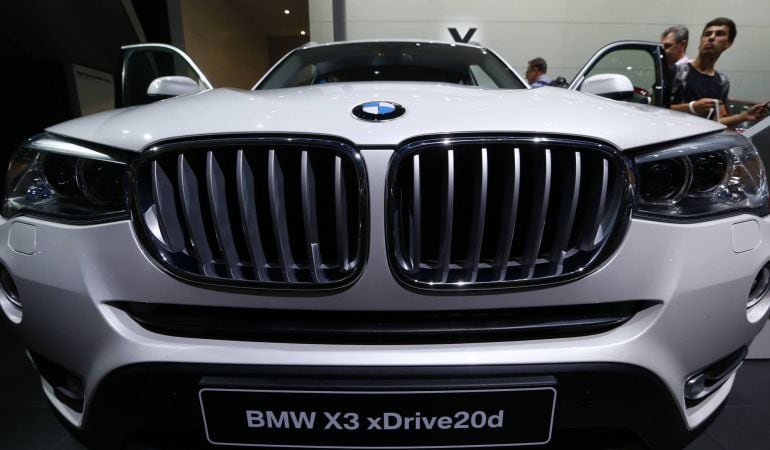 Un BMW X3 xDrive20d, en la Salón del Automóvil de Fráncfort