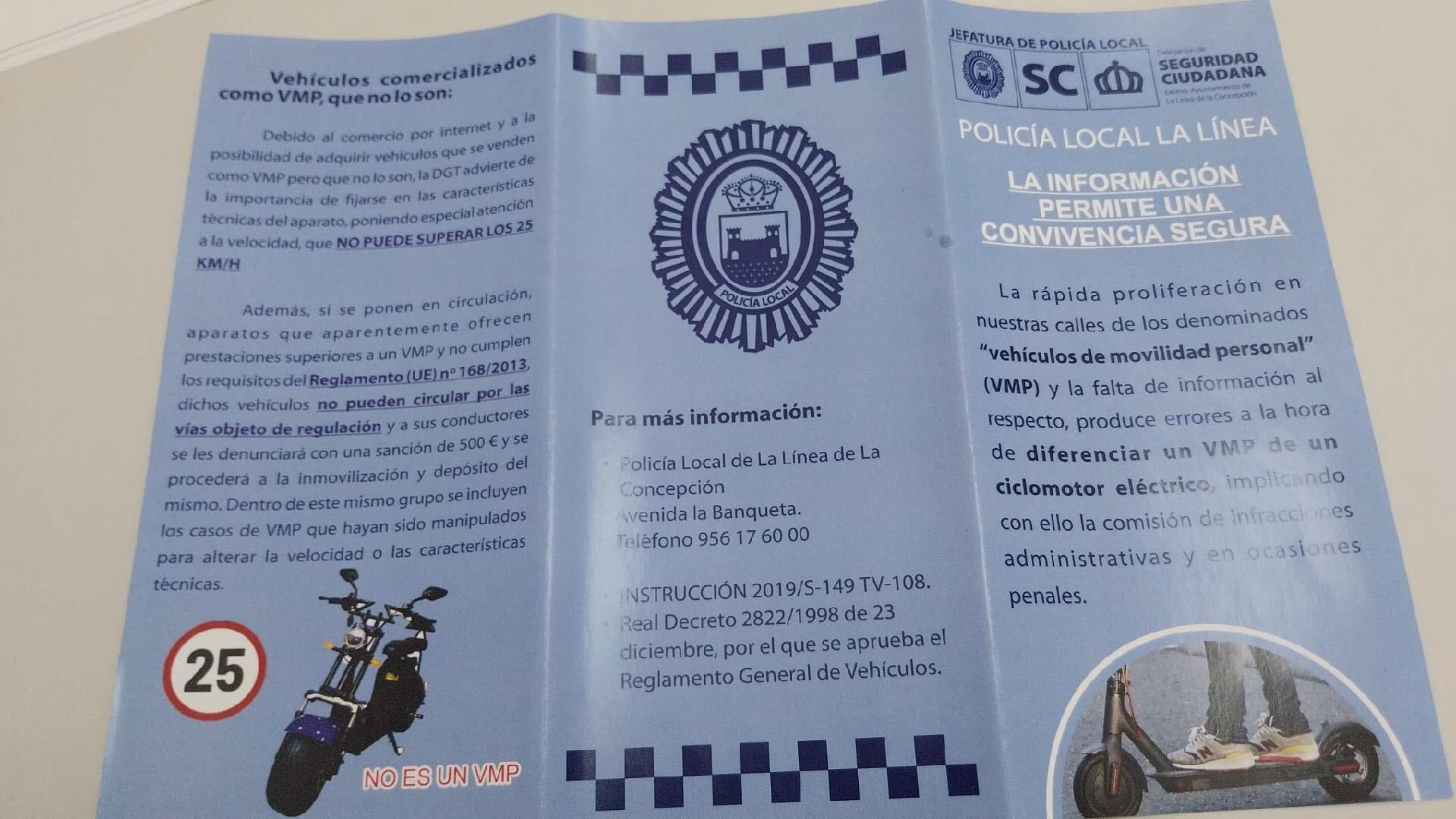 Control de patinetes eléctricos en La Línea