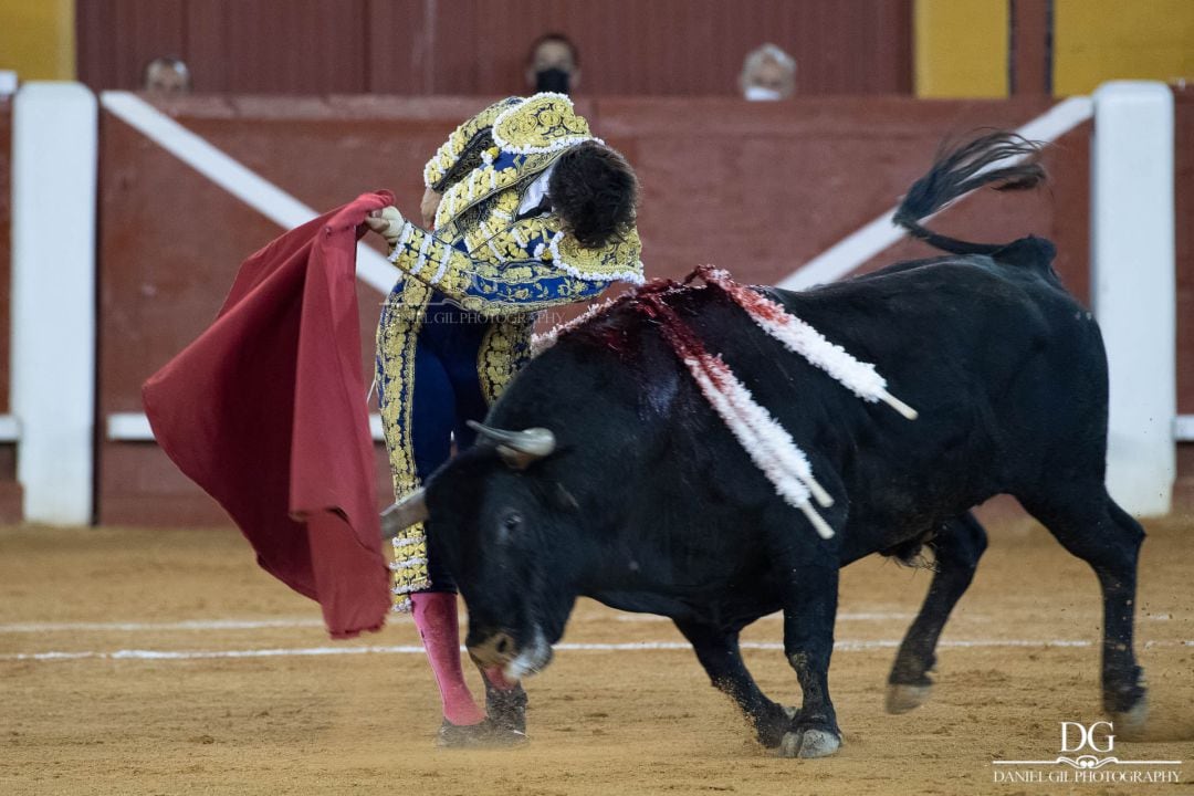 Una escena taujrina en el coso de las Palomas