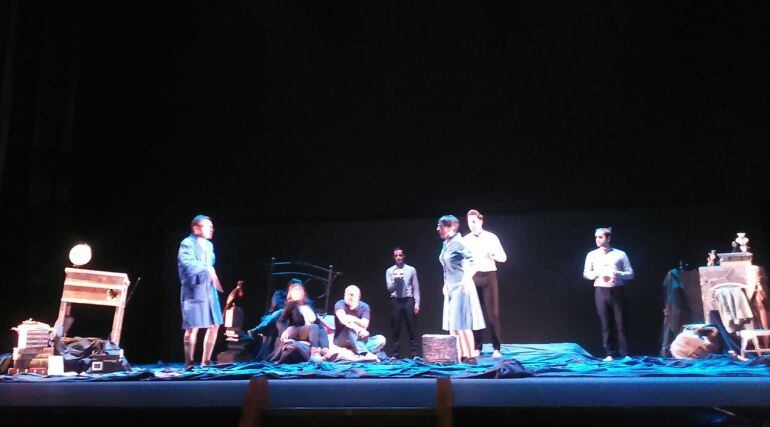 Ensayo de la obra 'Mucho ha llovido'