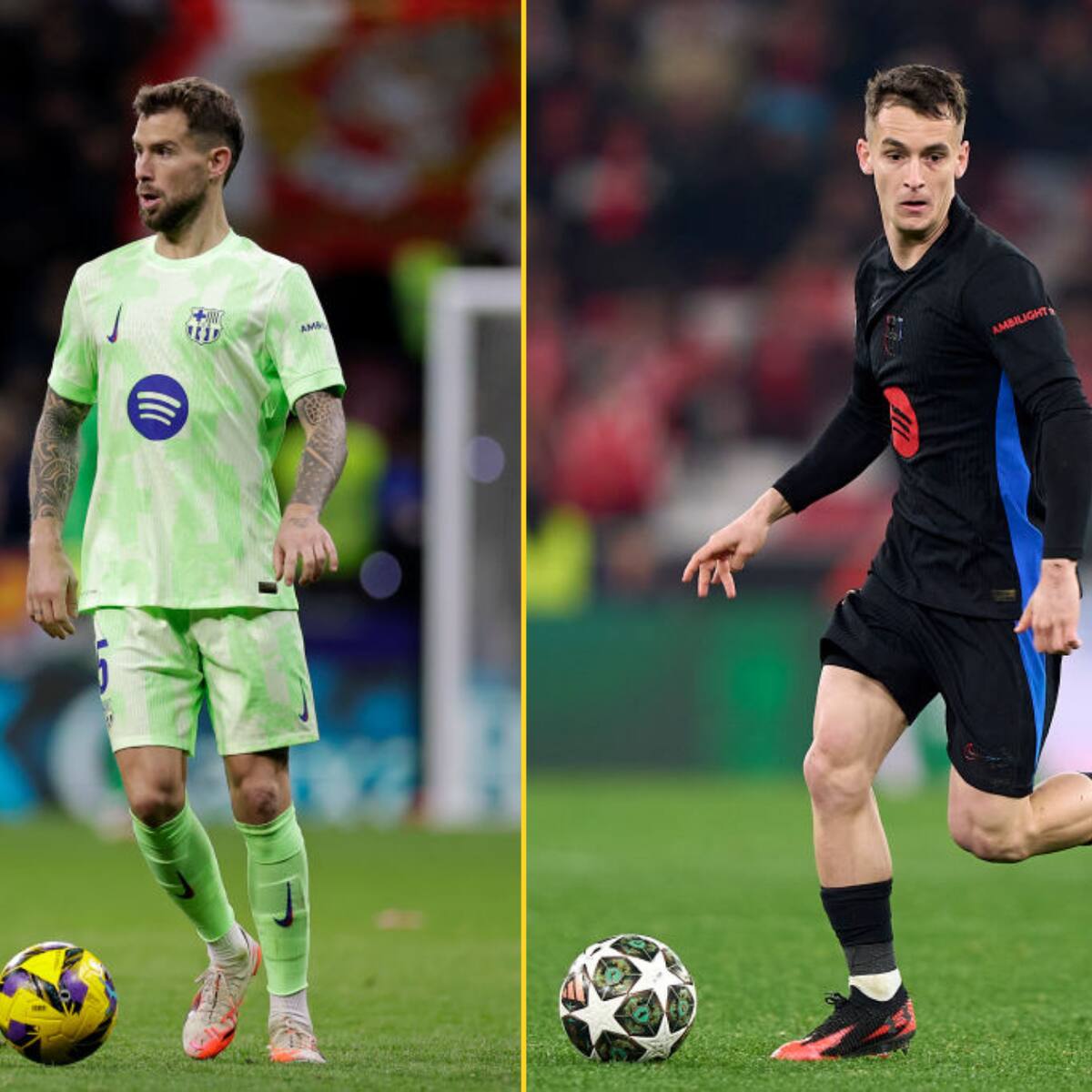 Iñigo Martínez y Marc Casadó son seria duda para la Selección después de acabar con molestias el Atlético-Barça