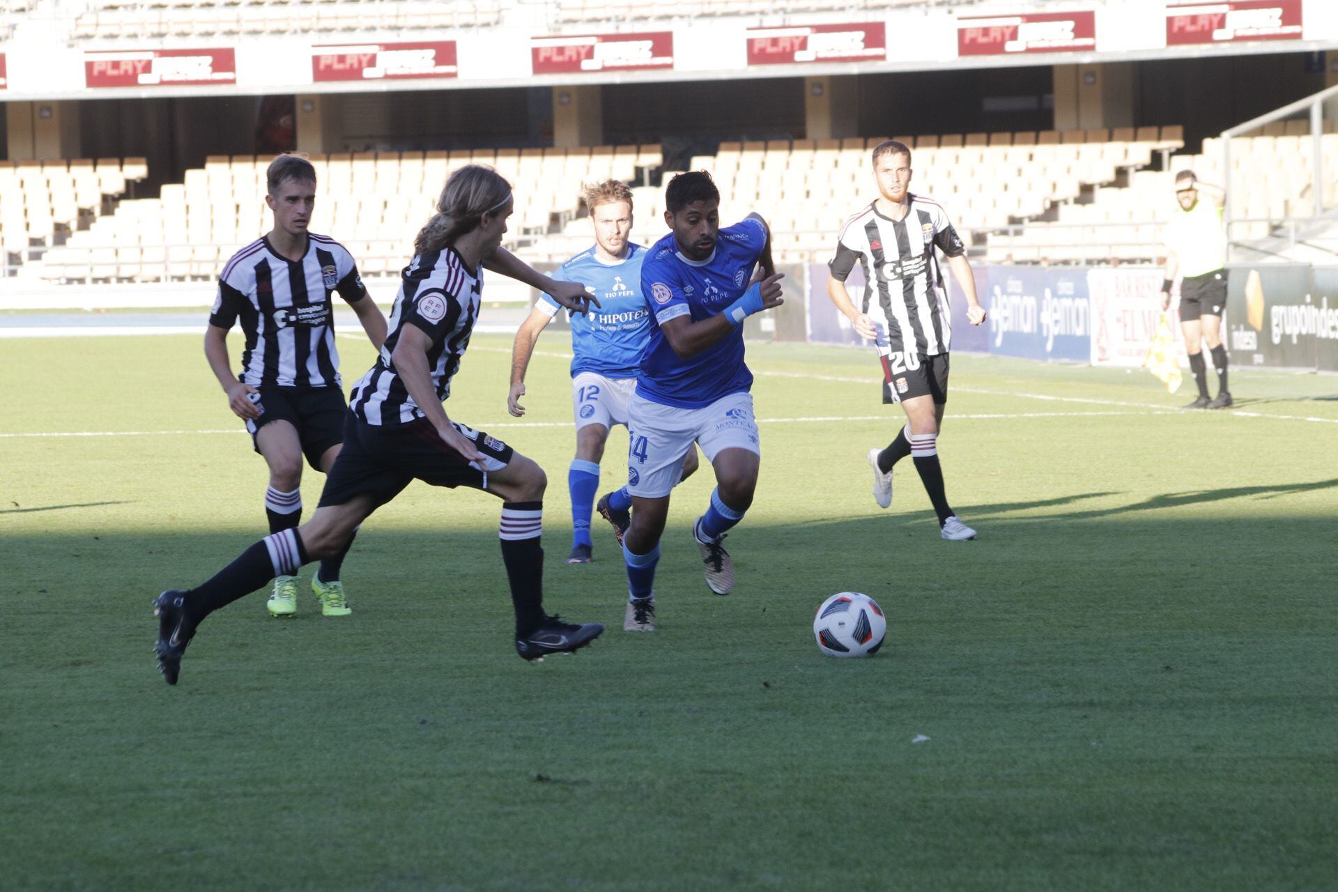 Partido disputado en Chapín ante el Cartagena B