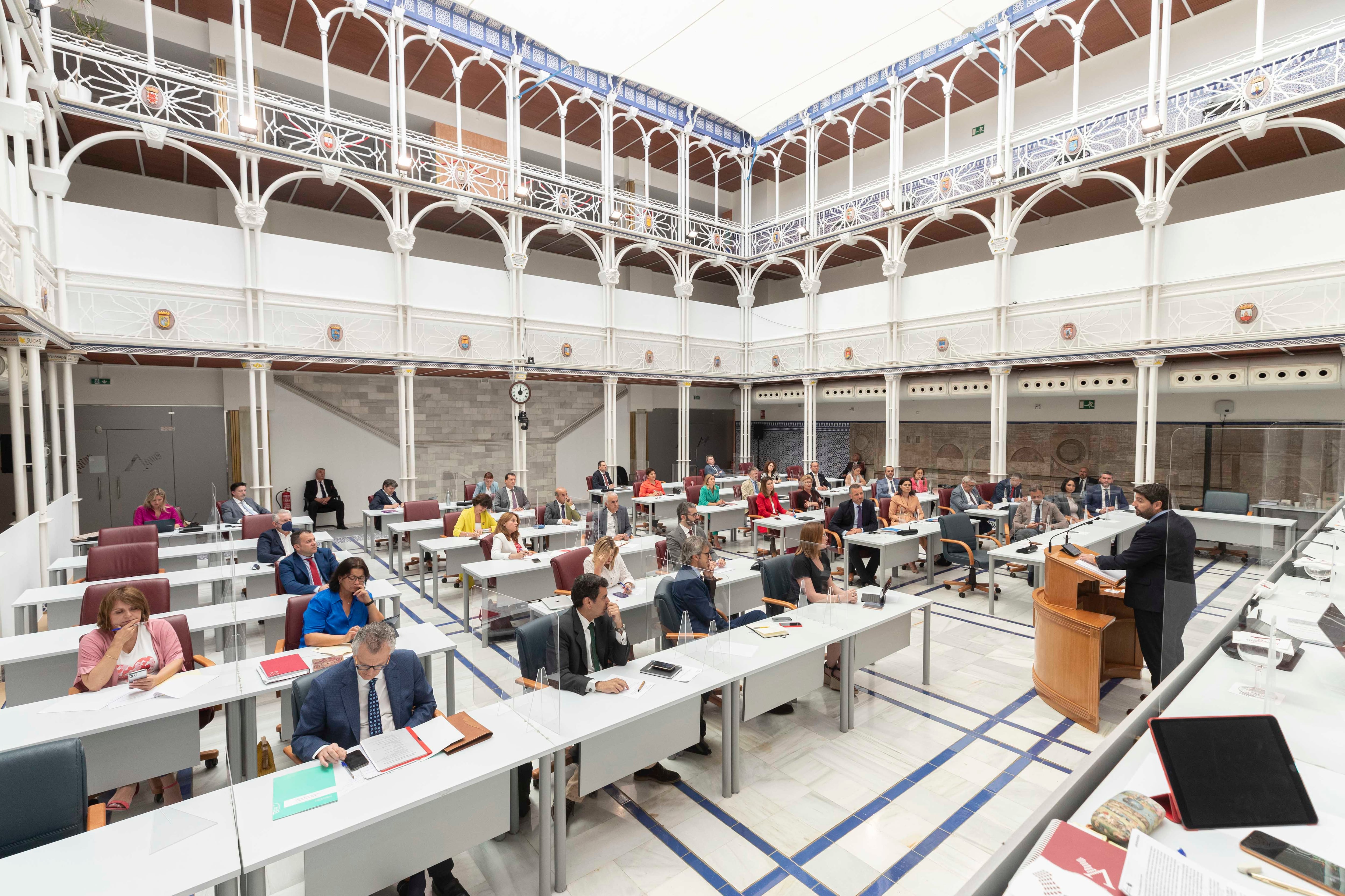 Debate del estado de la región en la Asamblea Regional de Murcia