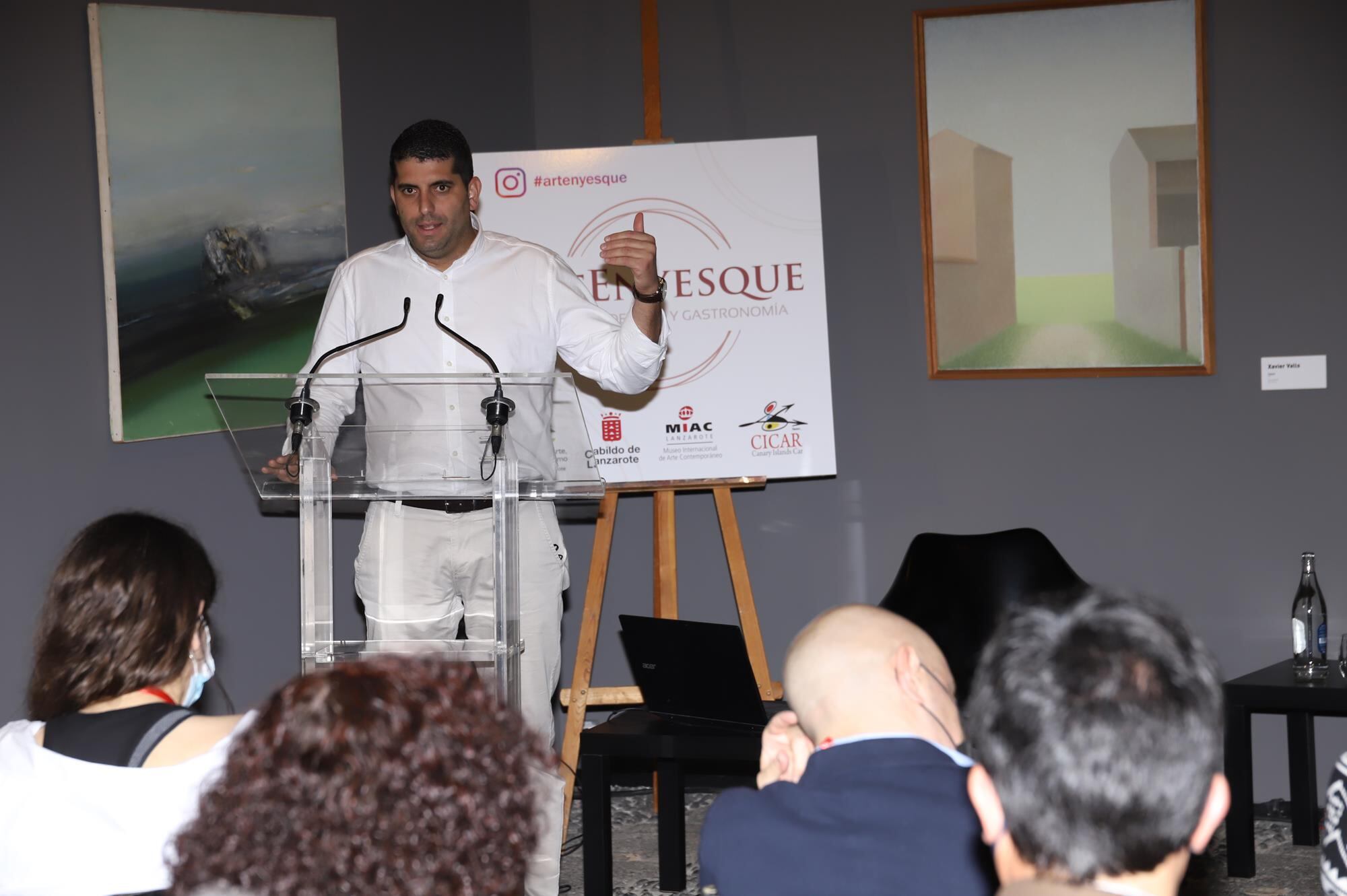 Benjamín Perdomo, consejero de los Centros de Arte, Cultura y Turismo del Cabildo de Lanzarote.