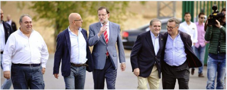 Mariano Rajoy, en una reciente visita a Toledo.