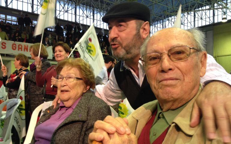 Rafael Martínez, en el acto de campaña de IU en Córdoba