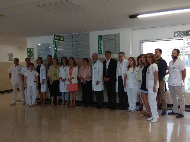 Visita de la consejera de Salud de la Junta de Andalucía al Hospital de Baza