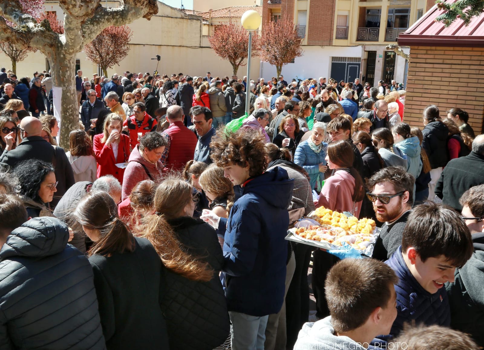 Imagen de archivo de la plaza de San Antonio de Palencia durante la celebración del Día de la Comunidad