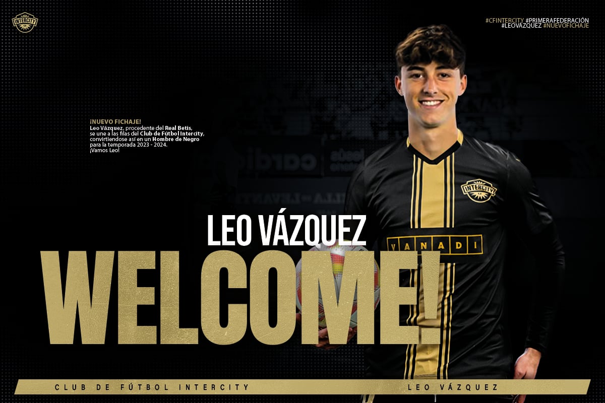 Leo Vázquez, nuevo jugador del Intercity