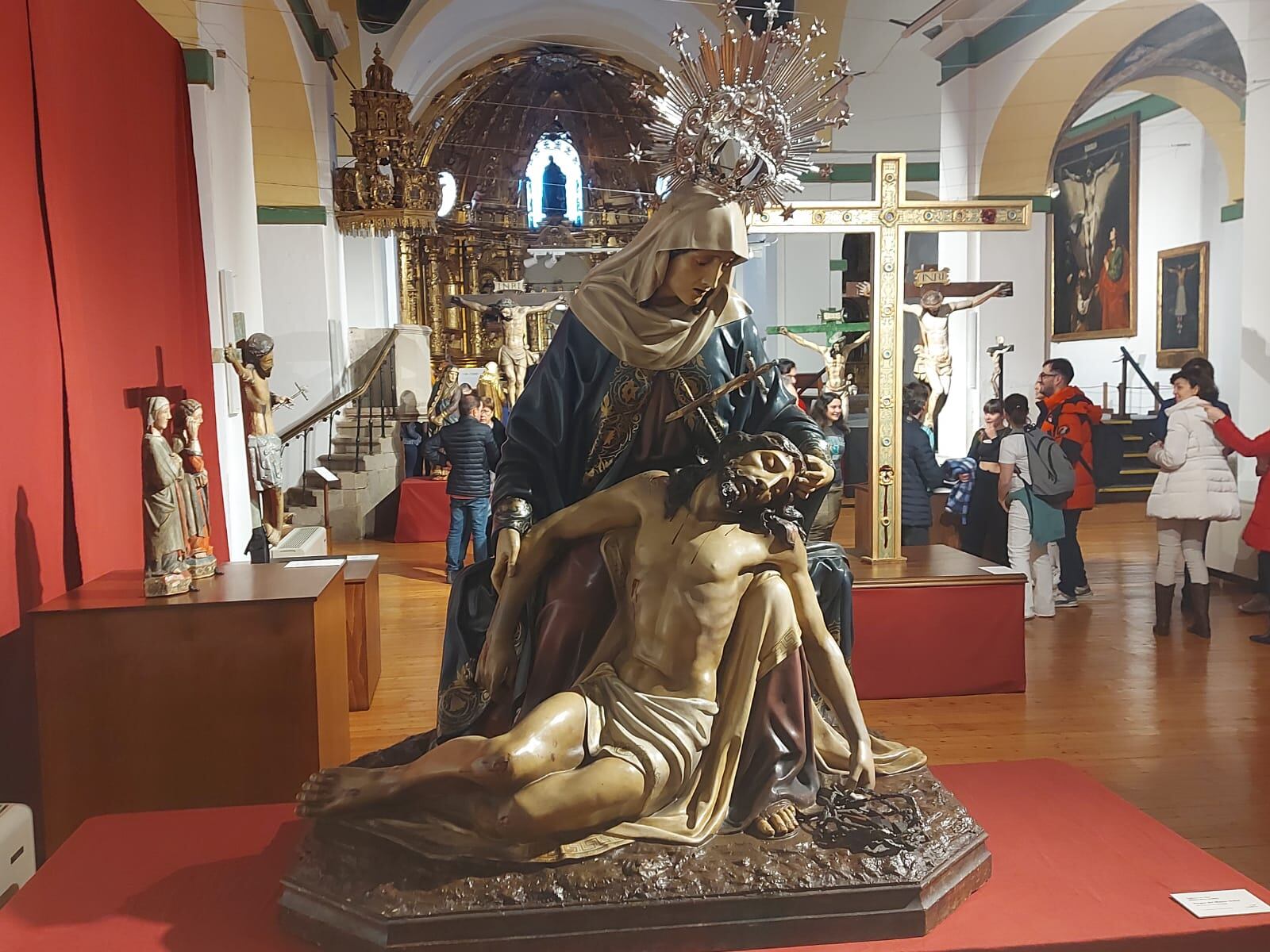 Virgen del Mayor Dolor realizada en los Talleres de Olot en la primera mitad del siglo XX