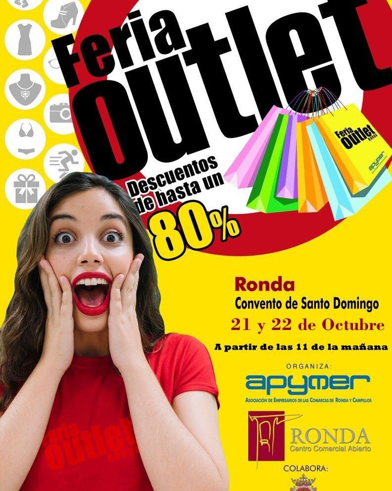 Cartel anunciador de la Feria Outlet de Apymer 2022