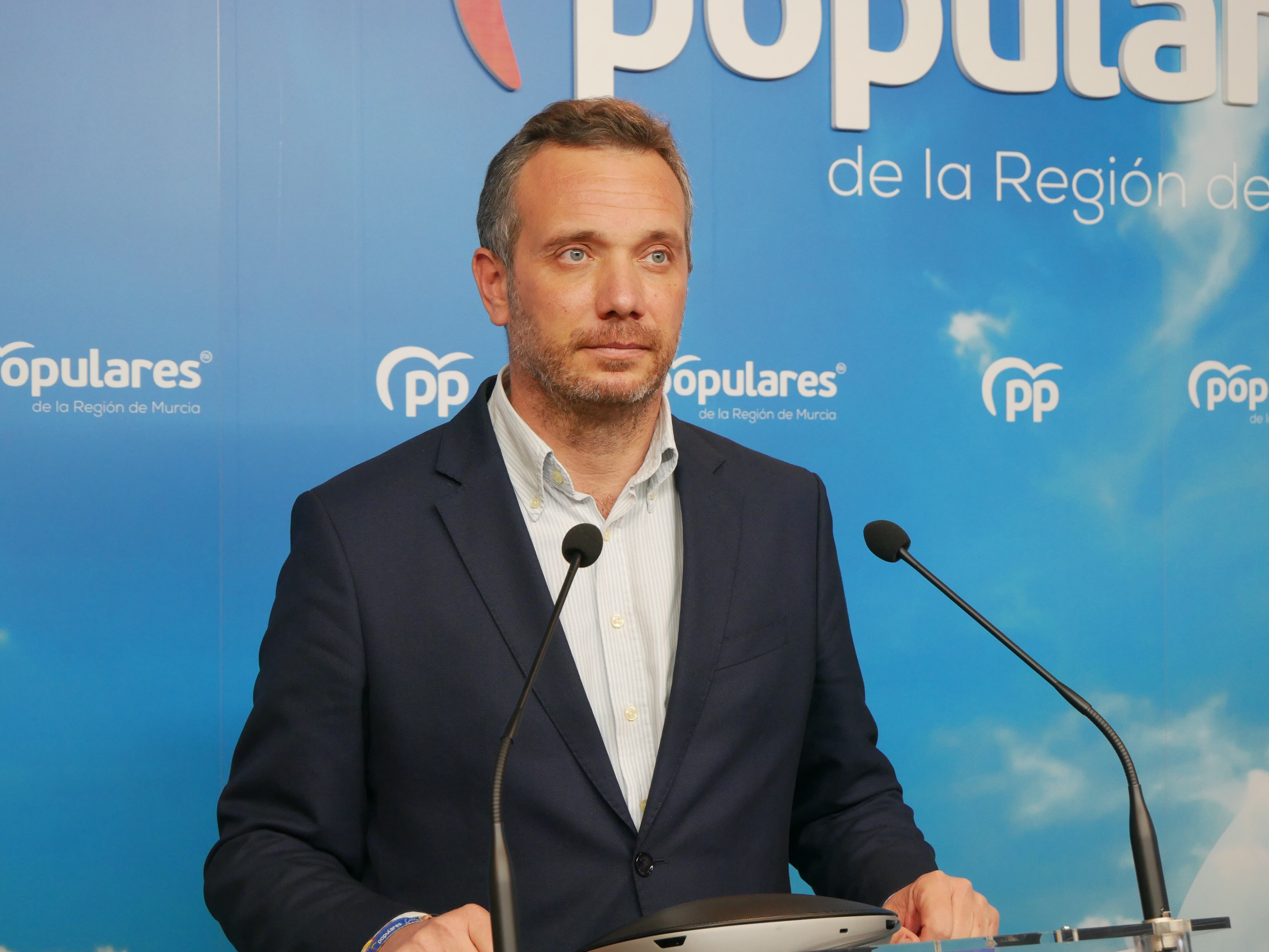 Joaquín Segado, portavoz del PP en la Asamblea Regional / PP Región de Murcia