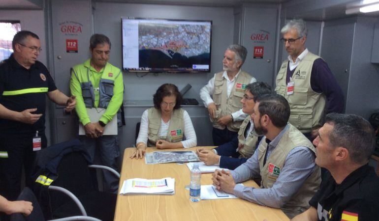 Simulacro de terremoto en Adra.