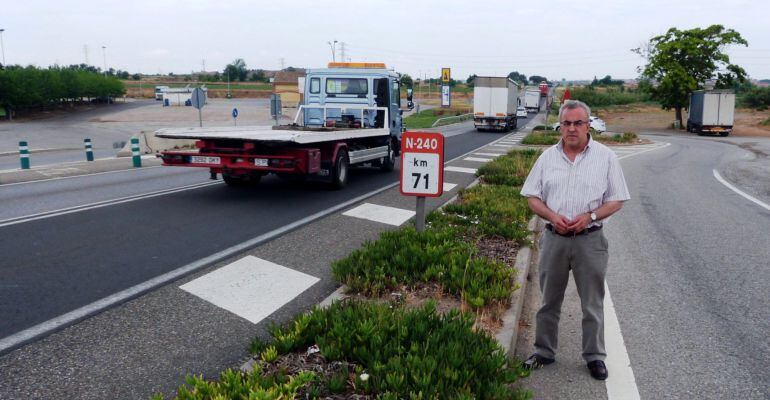 L'alcalde de les Borges Blanques considera "insuficient" el desviament voluntari de camions de l'N-240 per l'AP-2