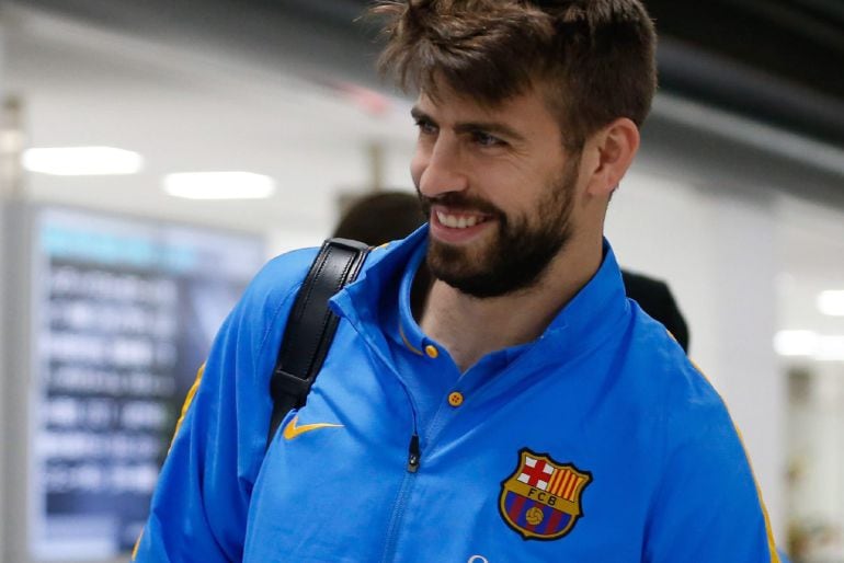 Piqué, a su llegada a Tokio