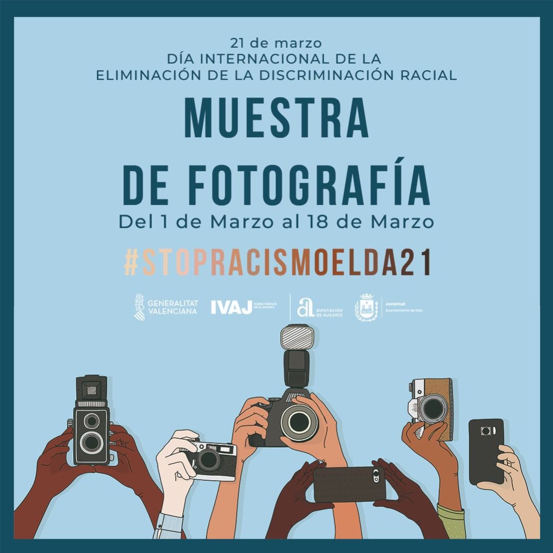 Muestra de fotografía contra el racismo en Elda 