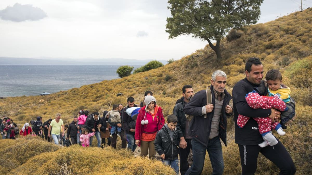 Joaquín Sánchez y Teresa Fuentes (Amigos de Ritsona), y su experiencia en Lesbos