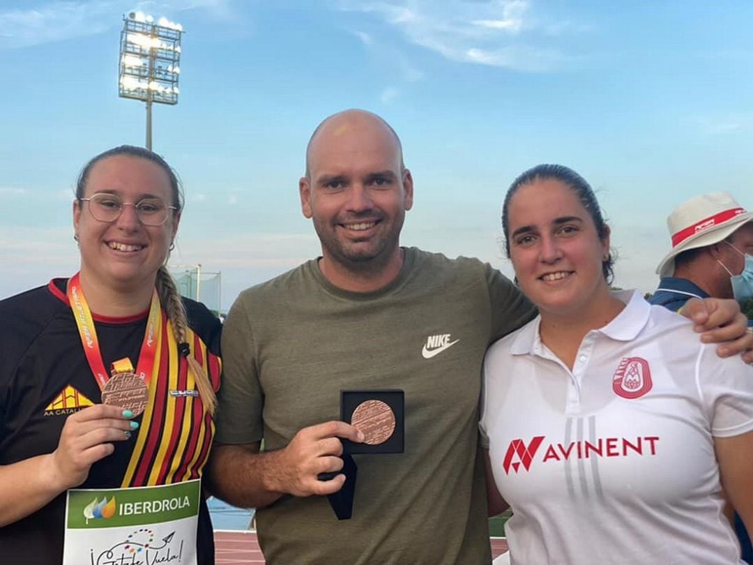 Judt Prats, Juanvi Escolano y Ainhoa Martínez en Getafe